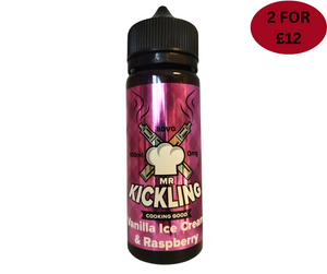 Mr Kickling Vanilla Ice Cream & Raspberry 100ml