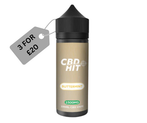 CBD Hit Butter Mint E-Liquid 1500mg - 100ml